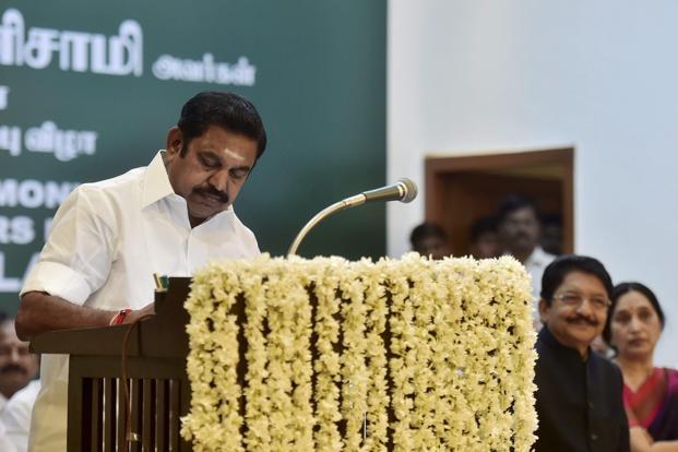 Tamil Nadu chief minister Edappadi K. Palaniswami. Credit: PTI