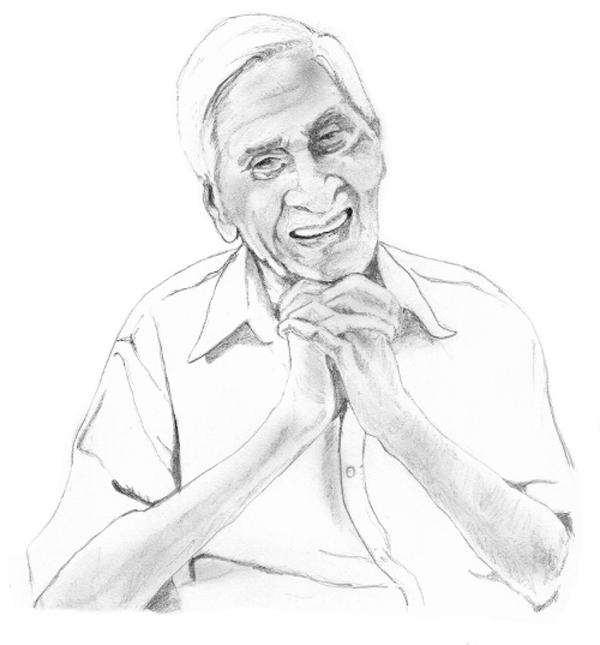 Portrait Shrikhande by Mohan R. Courtesy: Bhavana